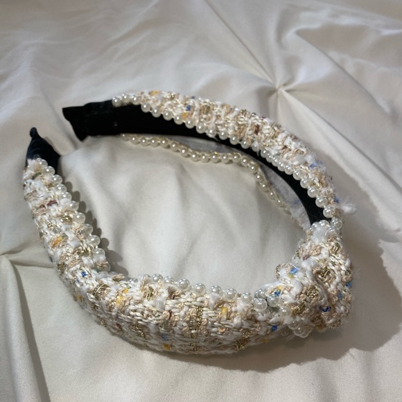 NWOT SHEIN Faux-Pearl Fashion Headband - Picture 2 of 5